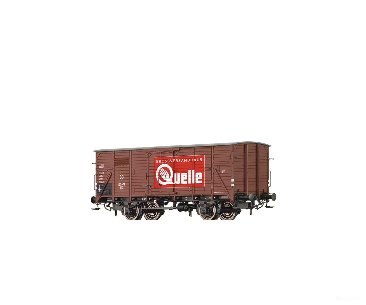Brawa 50762 Ho Covered Freight Car G10 ’Quelle’ European Cars