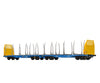Brawa 50803 Ho Flat Car Sggmrrs Innofreight European Freight Cars