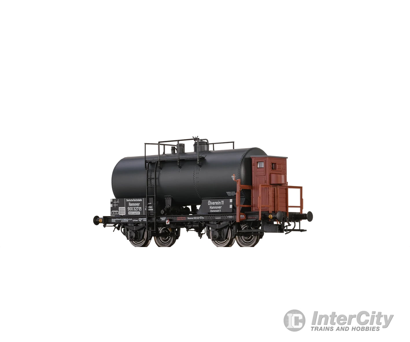 Brawa 50846 HO Tank Car 2-axle Z[P] ’Ölverein’ DRG European Freight Cars