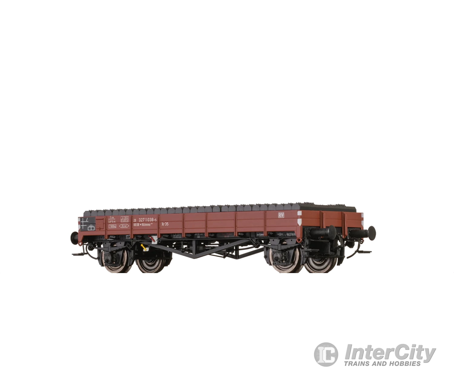 Brawa 50888 Ho Flat Car Xr35 Db With Load ’Railway Sleeper’ European Freight Cars