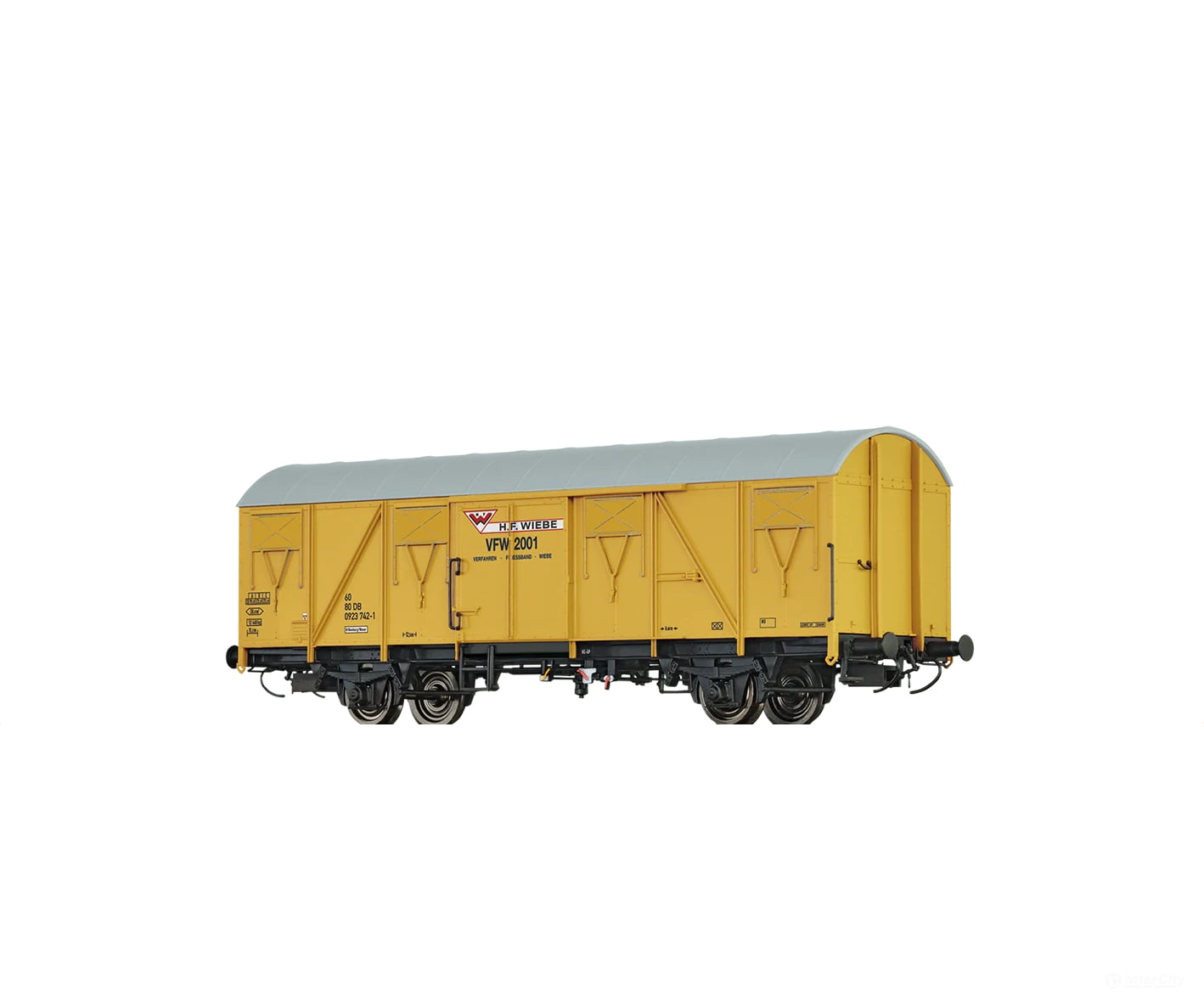 Brawa 50908 Ho Covered Freight Car Gos245 Wiebe European Cars