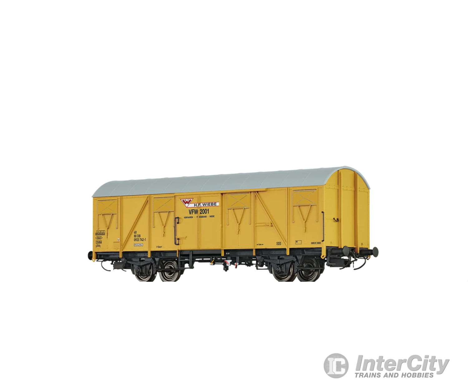 Brawa 50908 Ho Covered Freight Car Gos245 Wiebe European Cars