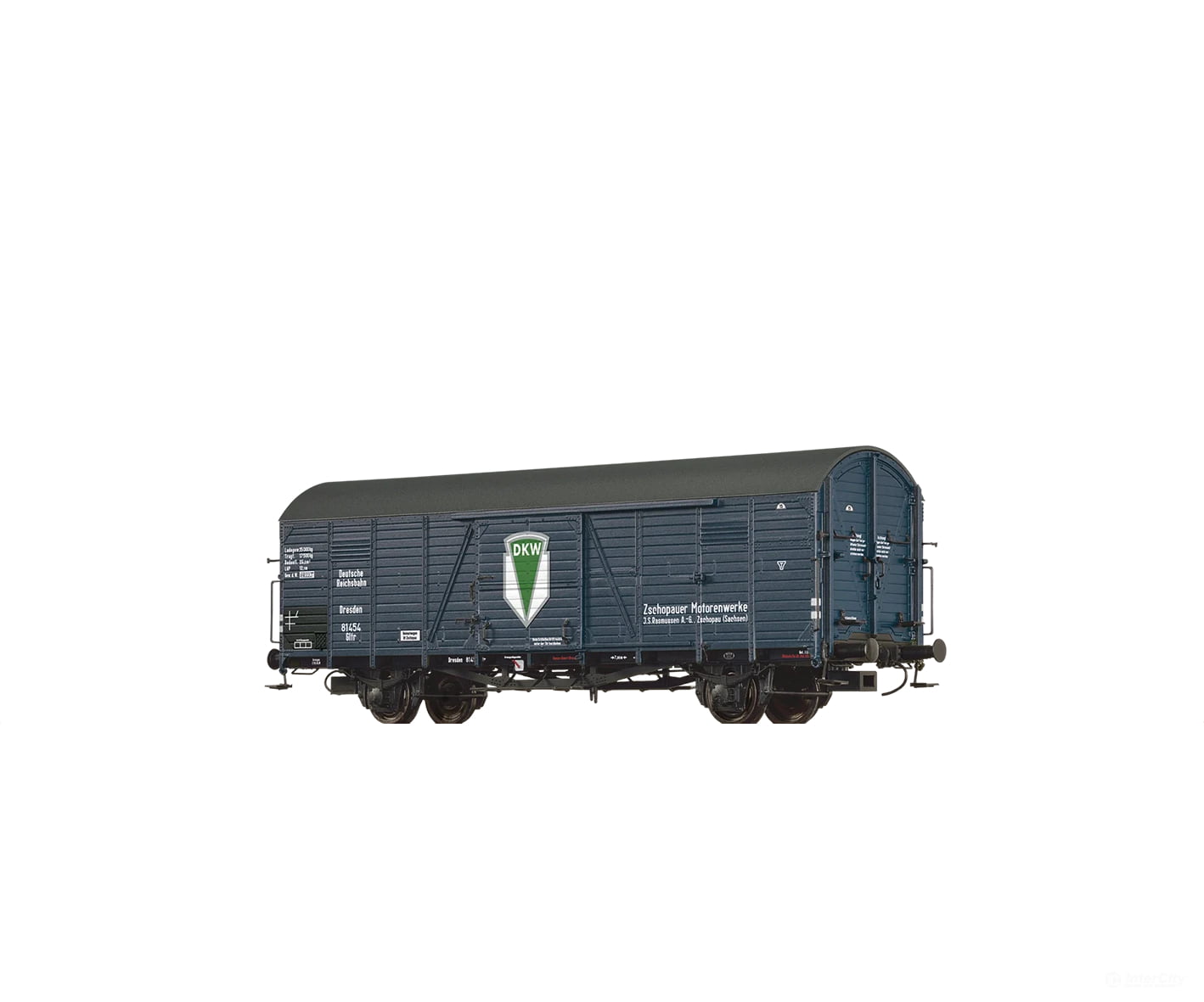 Brawa 50965 Ho Covered Freight Car Gltr ’Dkw’ Drg European Cars
