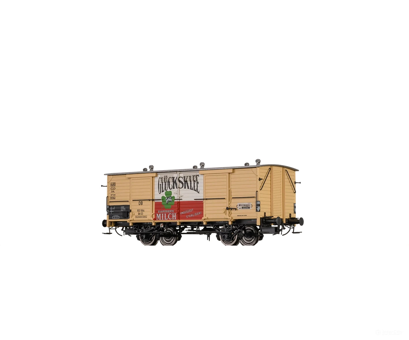 Brawa 50978 Ho Milk Car Gho3 ’Glücksklee’ Db European Freight Cars