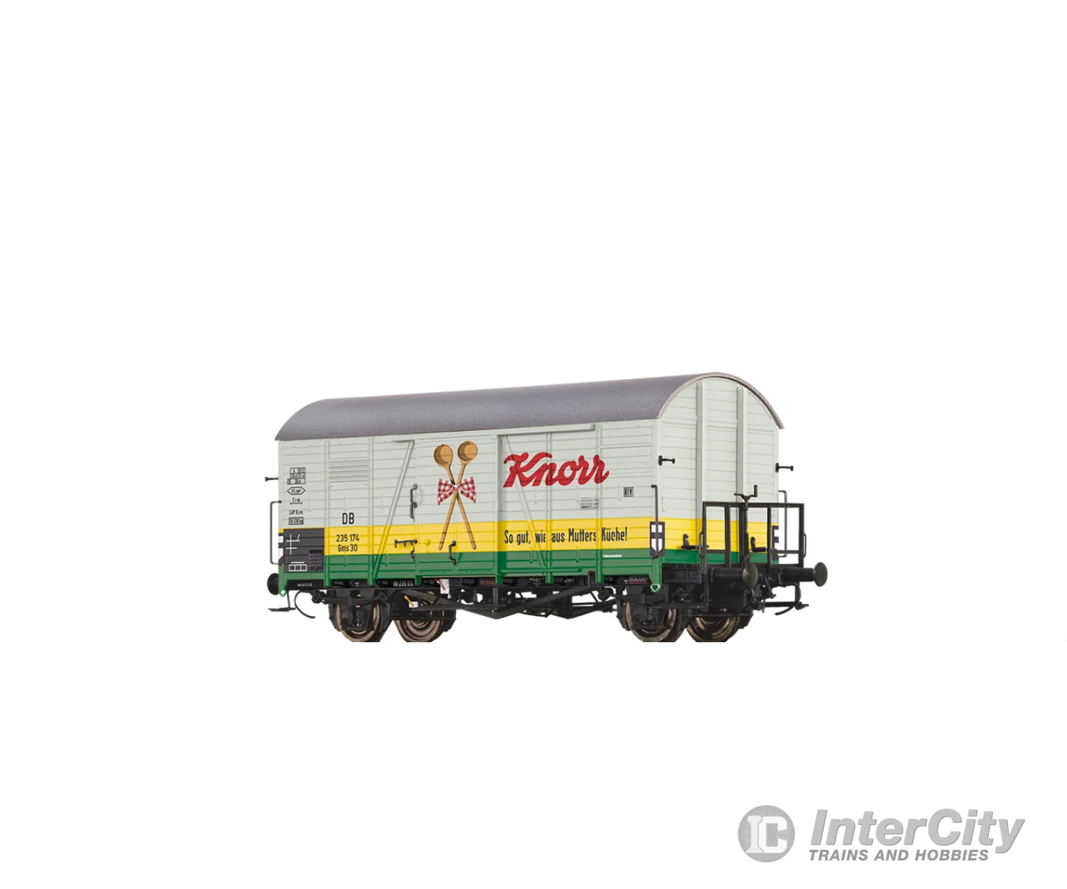 Brawa 51135 Ho Covered Freight Car Gms30 ’Knorr’ Db European Cars