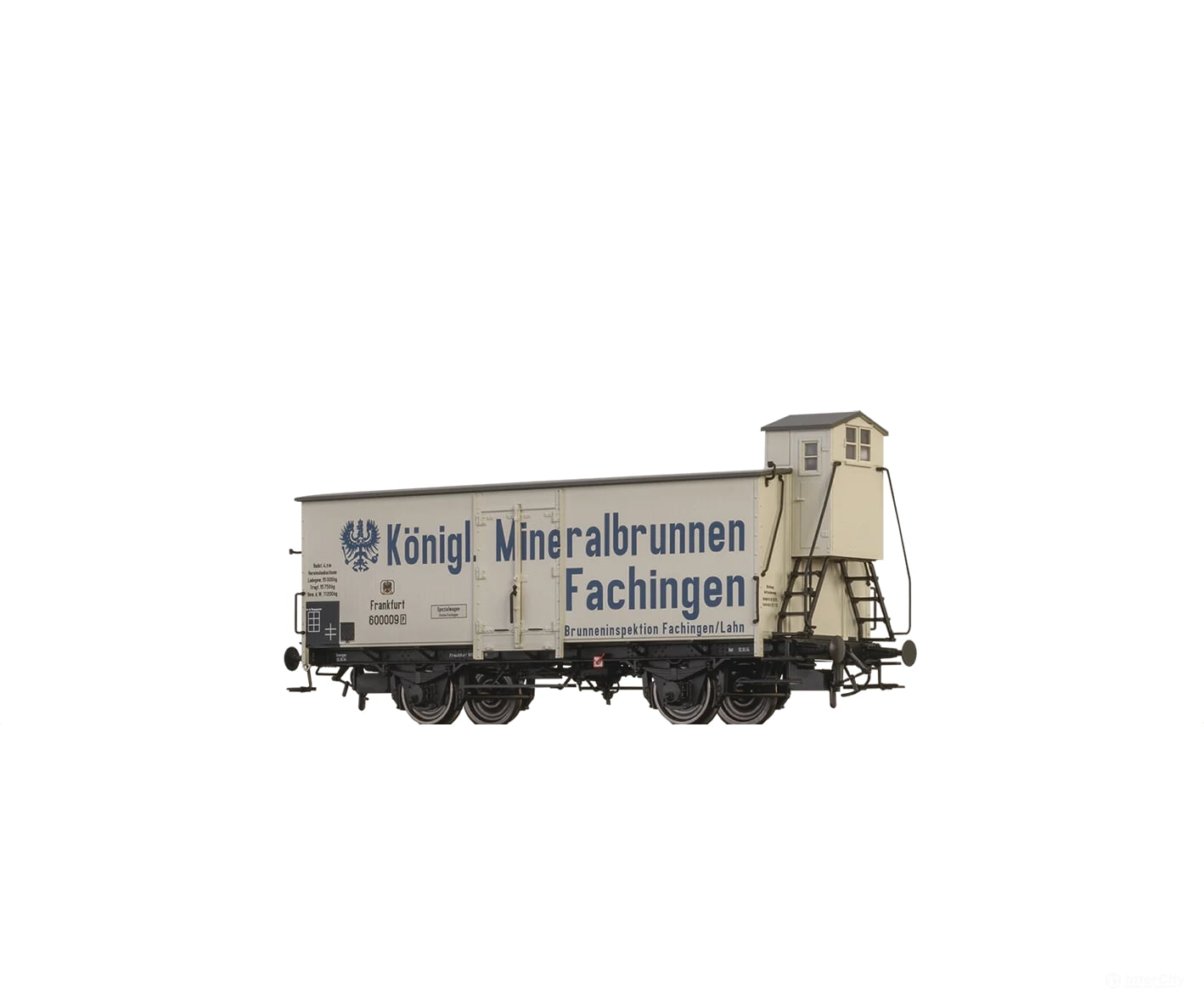 Brawa 51263 Ho Beer Car ’Königl. Mineralbrunnen Fachingen’ K.p.e.v. European Freight Cars