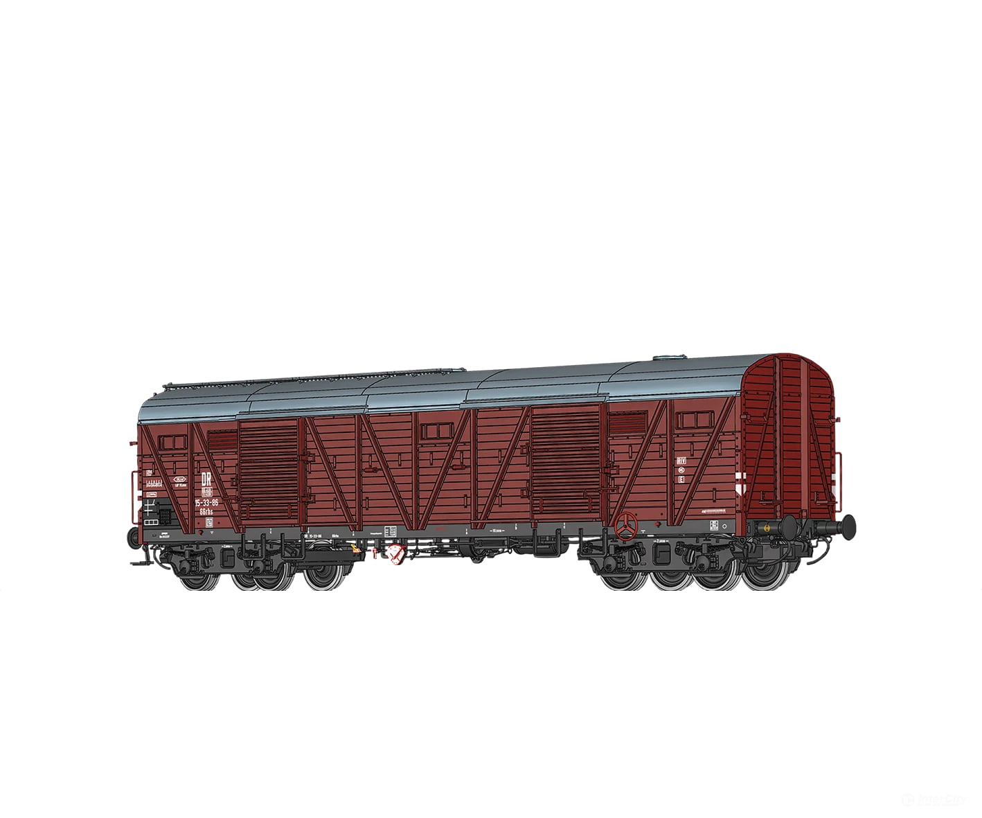 Brawa 51267 Ho Covered Freight Car Ggrhs Dr European Cars
