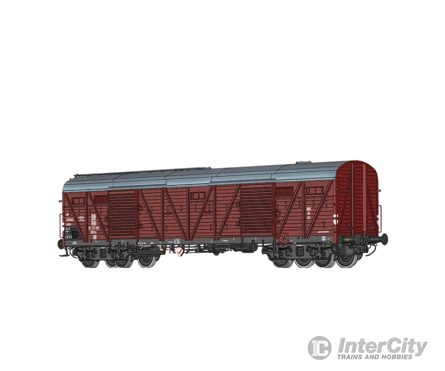 Brawa 51267 Ho Covered Freight Car Ggrhs Dr European Cars