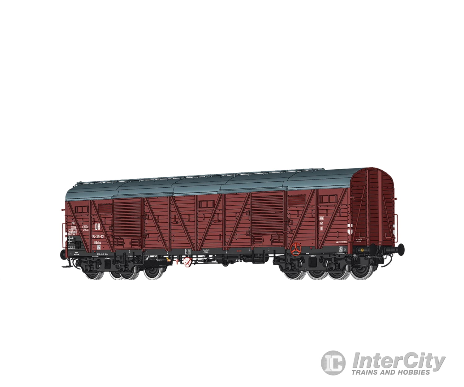 Brawa 51268 Ho Covered Freight Car Ggrhs Dr European Cars