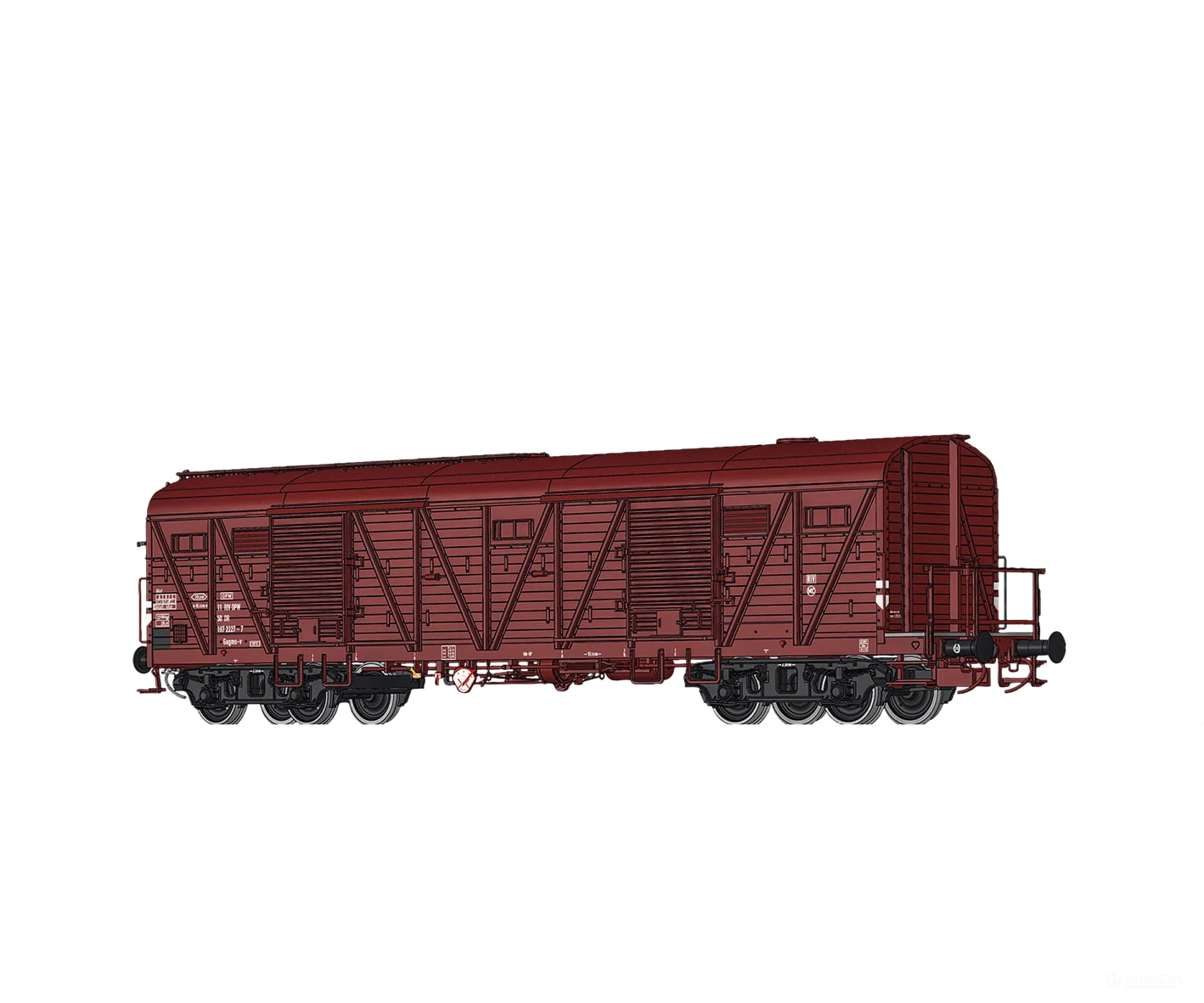 Brawa 51271 Ho Covered Freight Car Gagms-V Dr European Cars