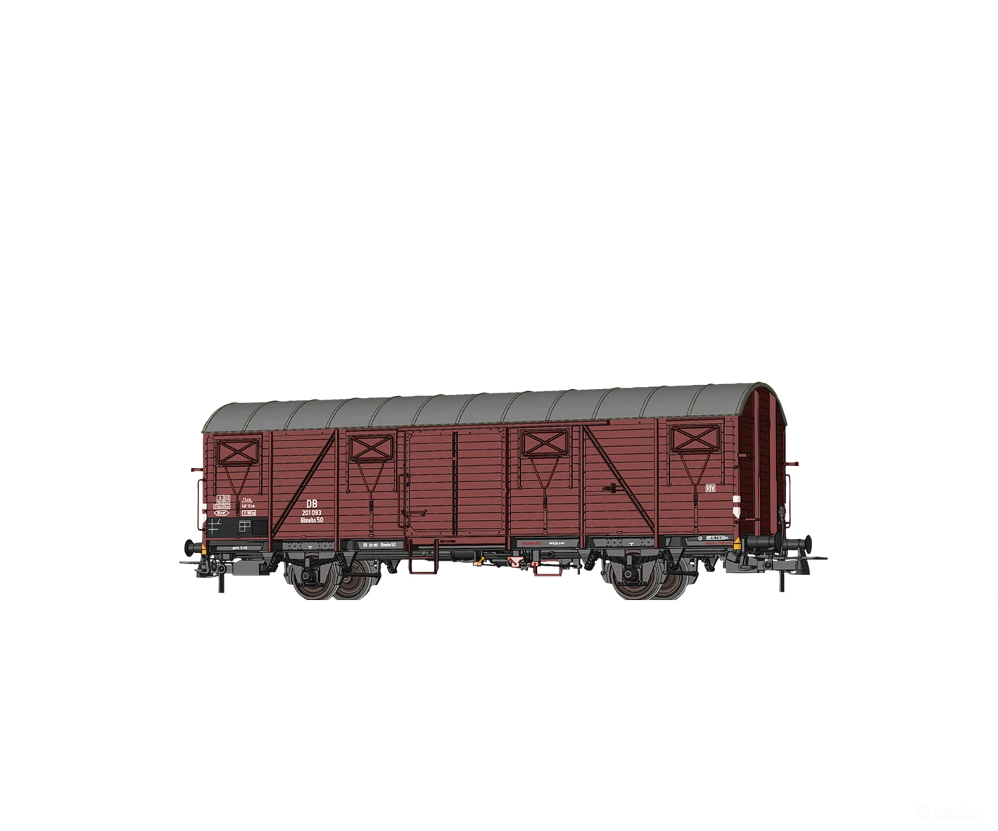 Brawa 51293 Ho Covered Freight Car Glmehs50 Db European Cars