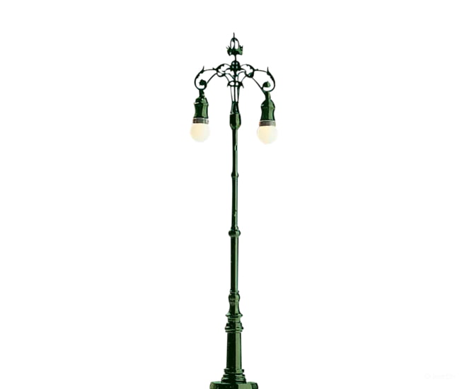 Brawa 5204 HO Lamp Boulevard Double Lights & Electronics