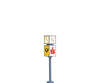 Brawa 5294 HO Clock with Advertising Cube Lights & Electronics