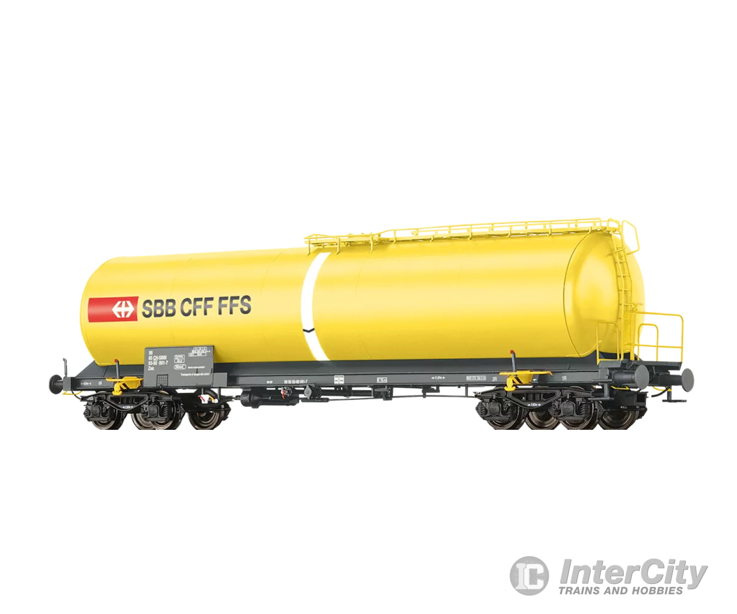 Brawa 67256 N Tank Car 4-Axle Uia ’Wasserwagen’ Sbb European Freight Cars