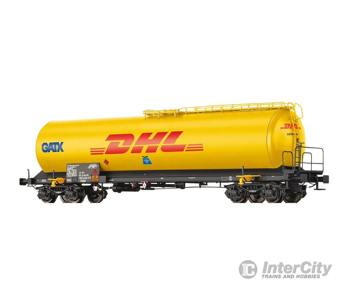 Brawa 67260 N Tank Car 4-Axle Uia ’Dhl’ Gatx European Freight Cars