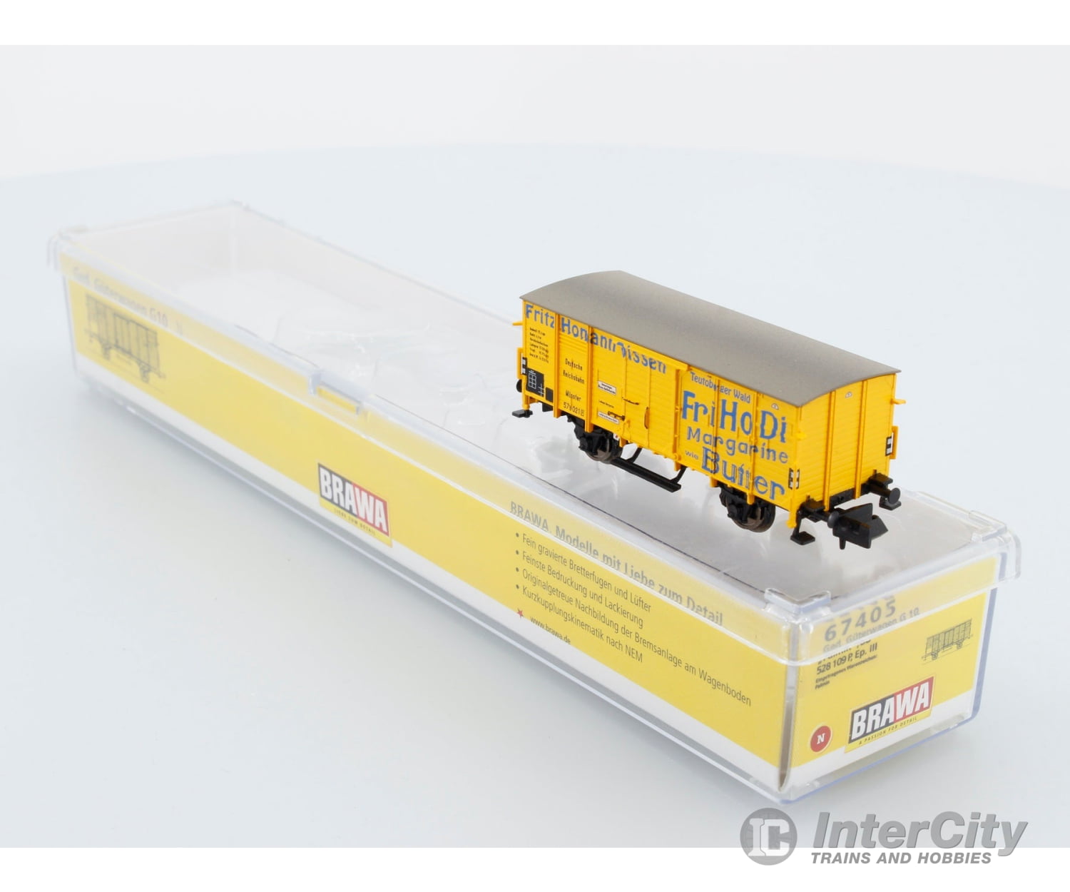 Brawa 67405 N Db Covered Goods Wagon ’Palmin’ European Freight Cars