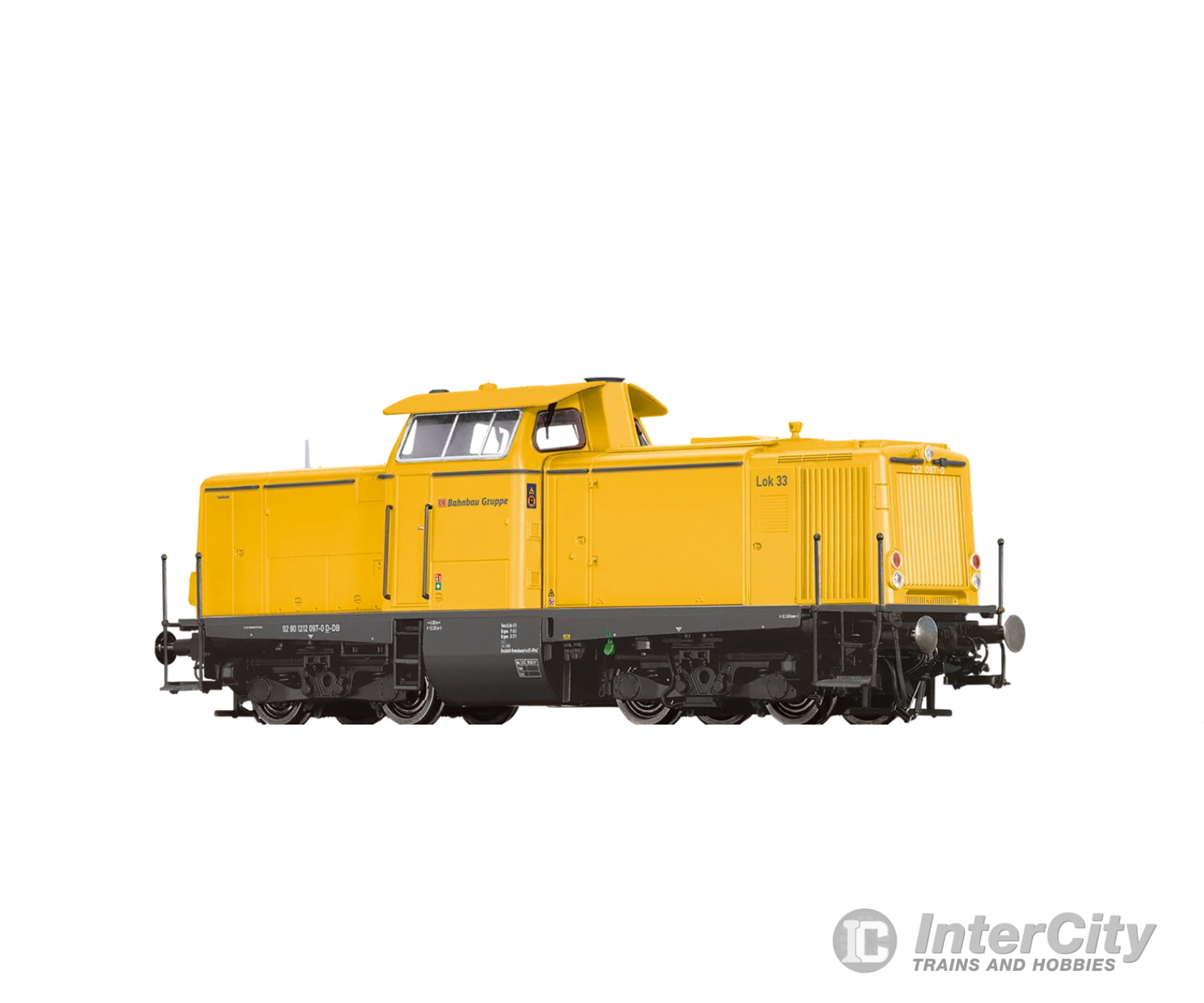 Brawa 70028 Ho Diesel Locomotive Br 212 Db Ag Bahnbau Gruppe (Dc Analog) European Locomotives