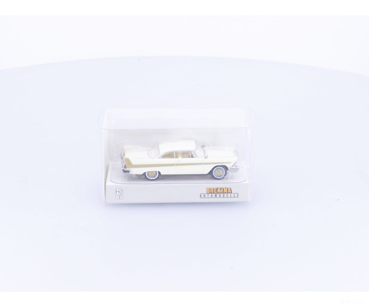 Brekina 19677 HO Plymouth Fury Beige - Cars & Trucks