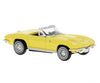 Brekina HO 18030 Chevrolet Corvette C2 Convertible - Assembled - Top Down (light yellow) - Cars & Trucks
