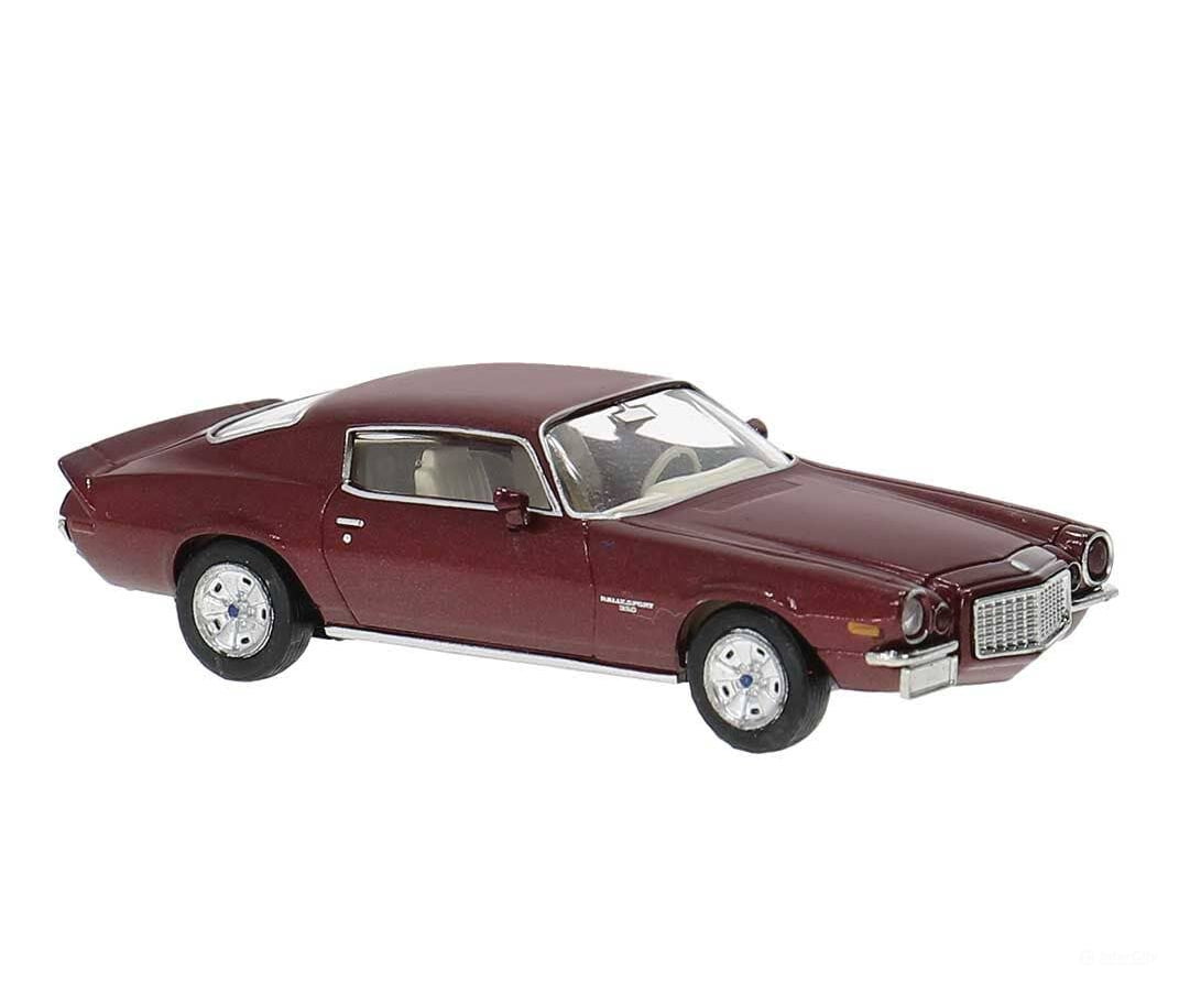 Brekina HO 19917 1966 Chevrolet Camaro - Assembled - Metallic Red - Cars & Trucks