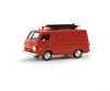 Brekina Ho 34360 1964 Dodge A 100 Cargo Van - Assembled -- Vista New York Fire Rescue (Red Gold)