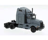 Brekina Ho 85928 1984 Kenworth T600 Sleeper-Cab Tractor Only - Assembled Matte Gray Cars & Trucks