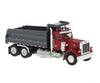 Brekina HO 86290 Peterbilt 359 Dump Truck - Assembled - Red Gray - Cars & Trucks