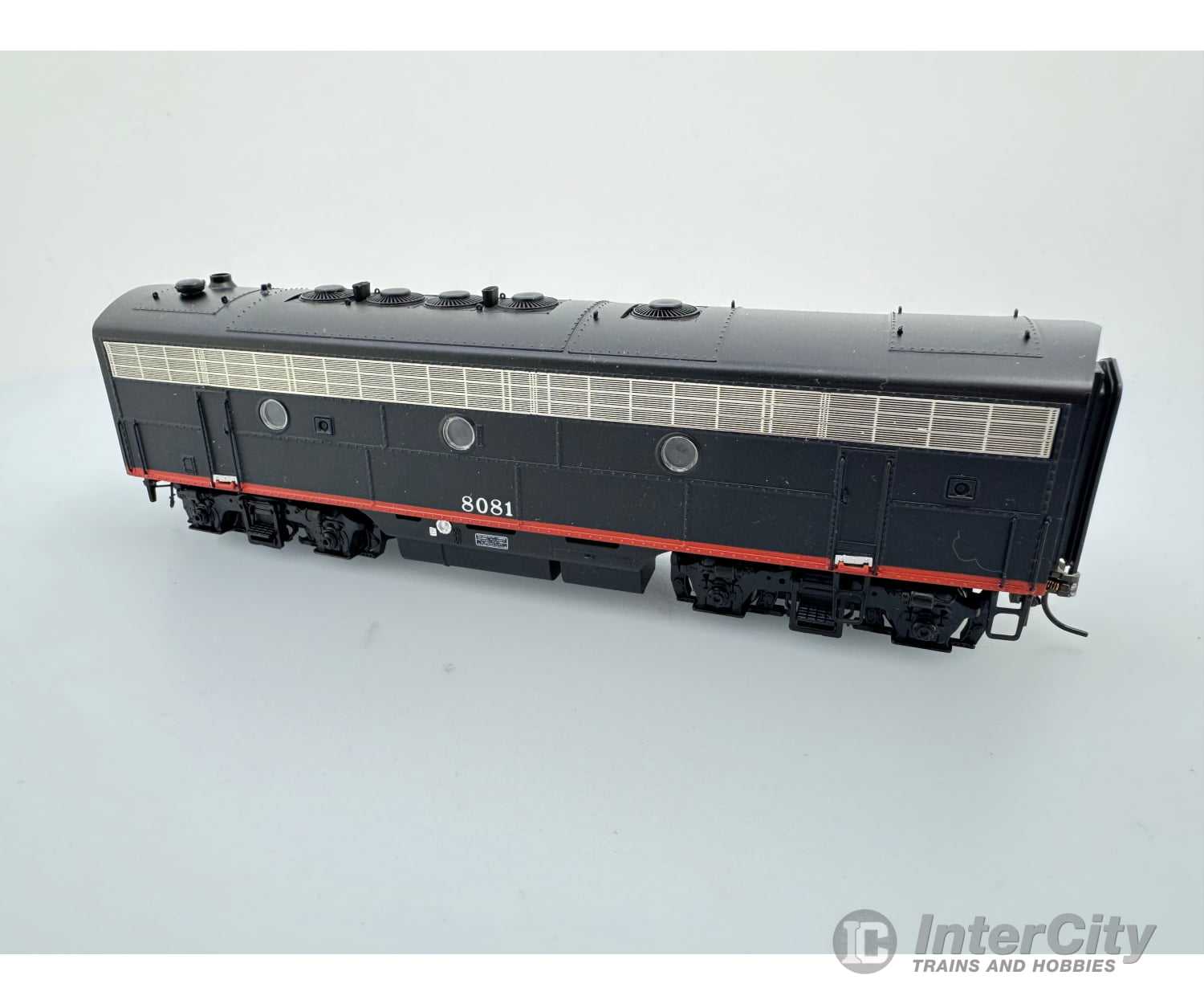 Broadway 426 Ho Emd F7 B-Unit Sp #8081 Black Widow (Powered) Sound/Dc/Dcc Locomotives