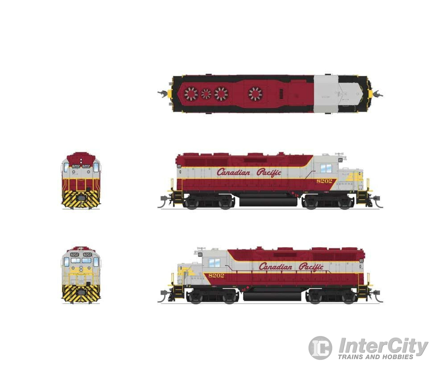 Broadway Limited Imports Ho 8889 Emd Gp35 Low Nose - Sound And Dcc Paragon4(Tm) -- Canadian Pacific