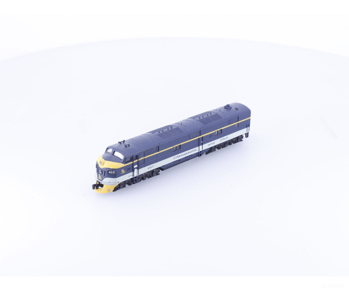 Broadway Limited Imports 1030 N E7A Dummy Diesel Locomotive Chesapeake and Ohio (CO) 4521 - Locomotives