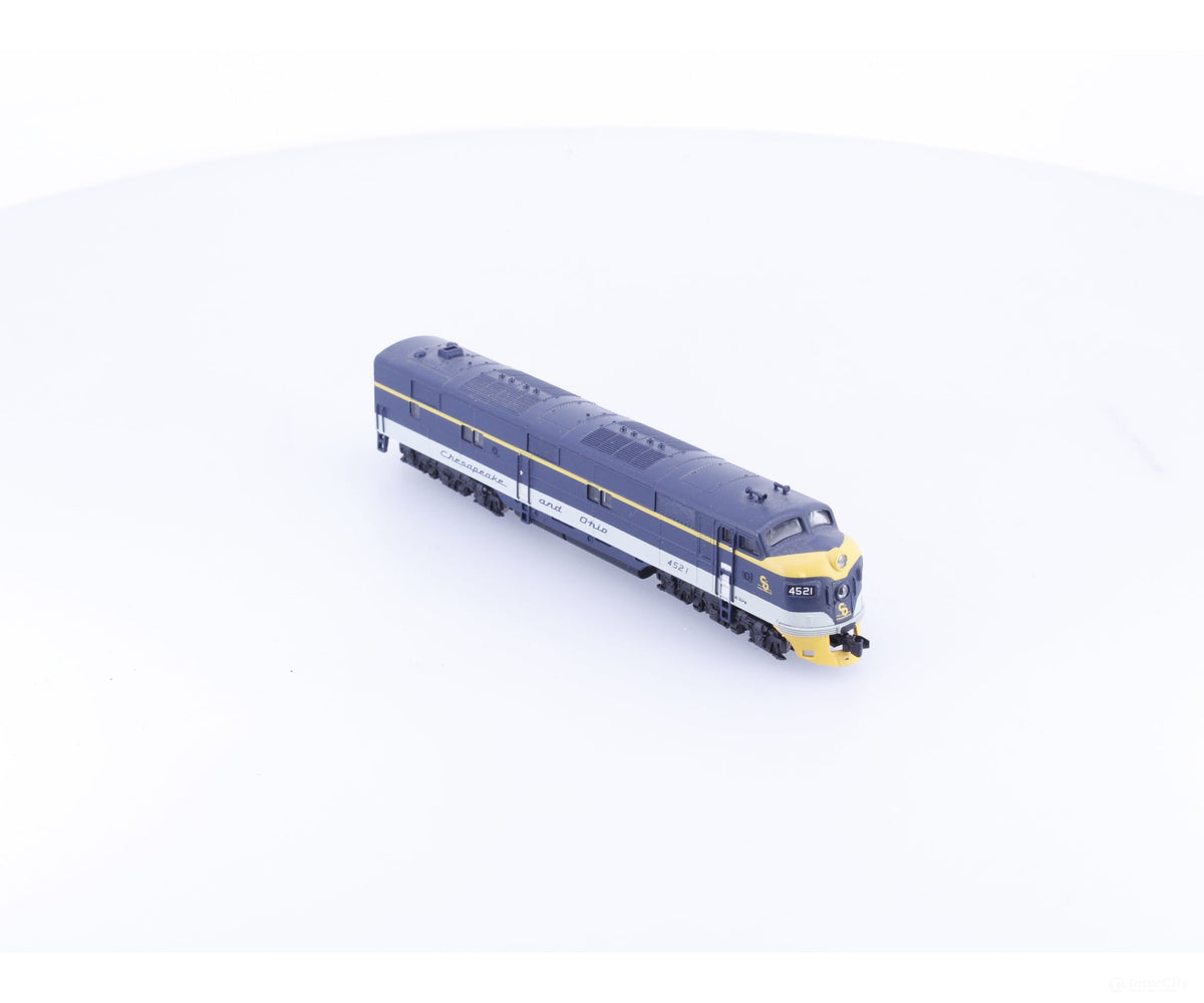 Broadway Limited Imports 1030 N E7A Dummy Diesel Locomotive Chesapeake and Ohio (CO) 4521 - Locomotives