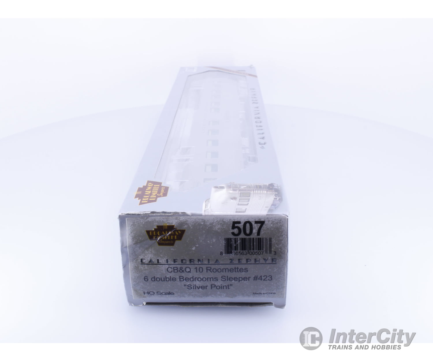 Broadway Limited Imports 507 HO California Zephyr 10-6 Sleeper with Interior Lighting Chicago Burlington and Quincey