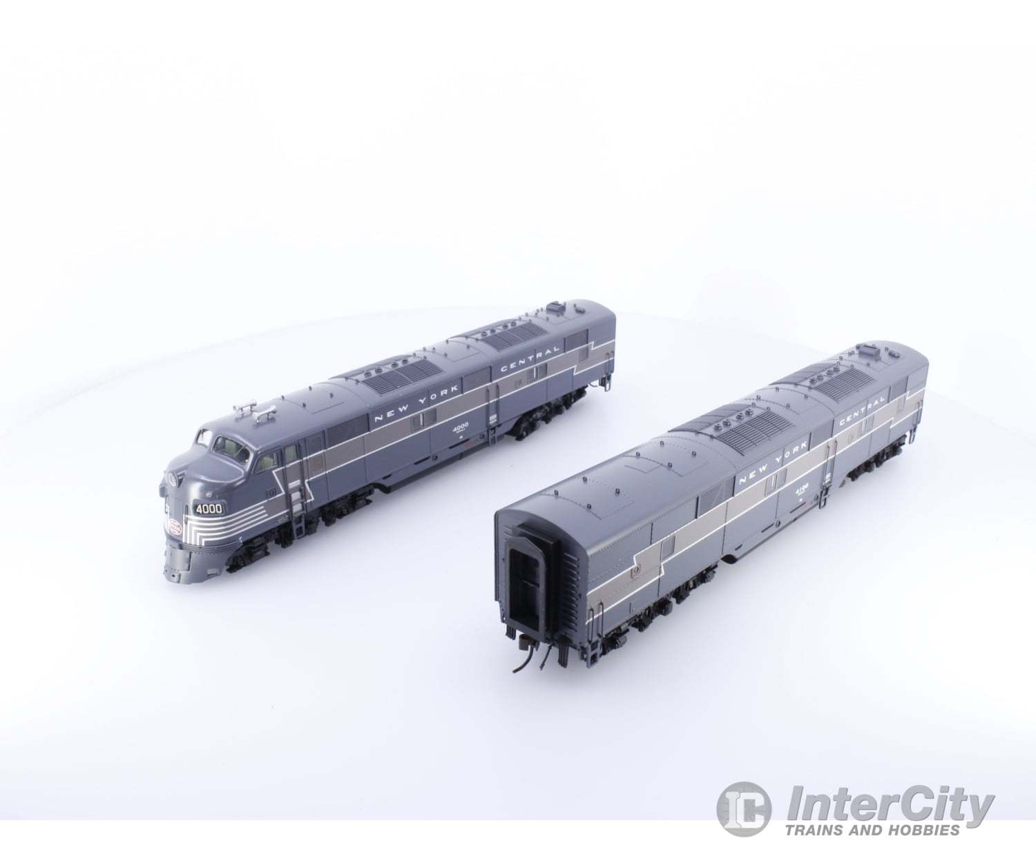 Broadway Limited Imports 615-672 HO Custom Painted EMD E7A/B Set New York Central (NYC) 4000/4100 DCC & Sound