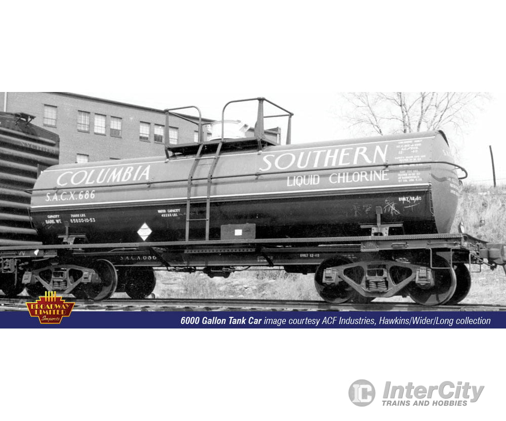 Broadway Limited Imports Ho 6121 Acf Type 27/Icc-105 6 000-Gallon Tank Car 4-Pack - Ready To Run --