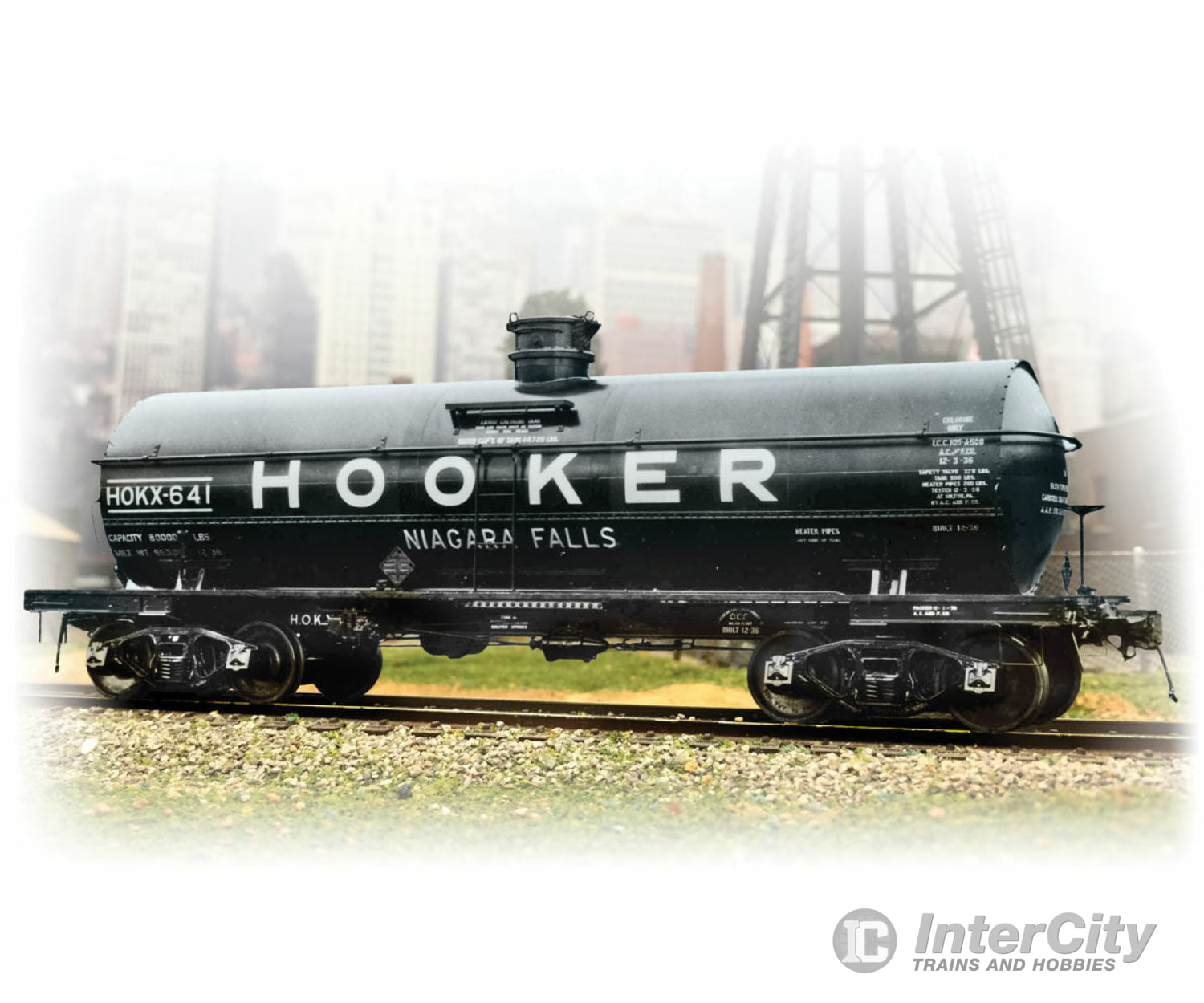 Broadway Limited Imports Ho 6122 Acf Type 27/Icc-105 6 000-Gallon Tank Car 4-Pack - Ready To Run --