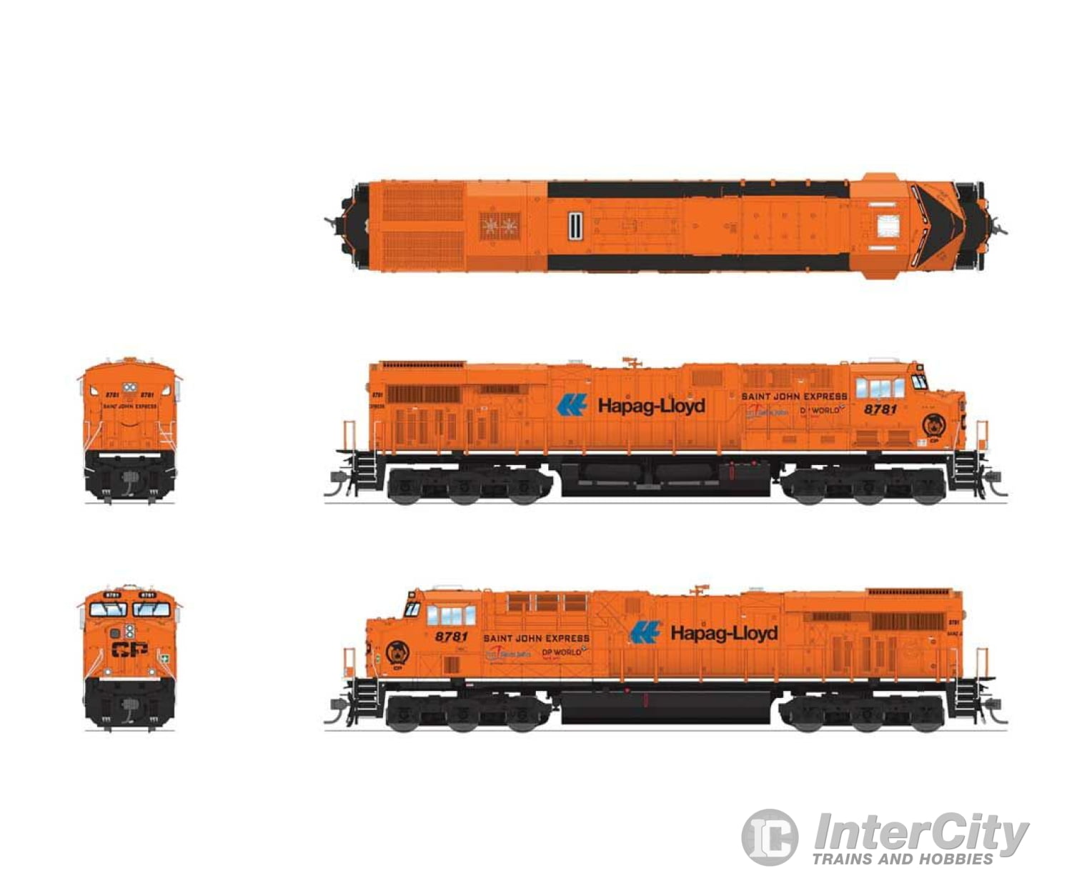 Broadway Limited Imports Ho 8538 Ge Es44Ac - Sound And Dcc Paragon4(Tm) -- Canadian Pacific #8781