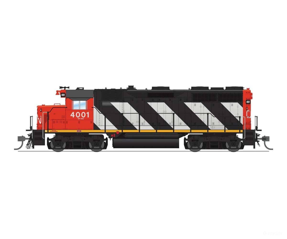 Broadway Limited Imports HO 8920 EMD GP35 Low Nose - Sound and DCC - Paragon4(TM) - Canadian National #4000 (Sargent