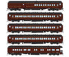 Broadway Limited Imports HO 8965 PRR 5-Car Set - PB70 Combine 3 P70Coach Z74D Business Observation Set - RTR