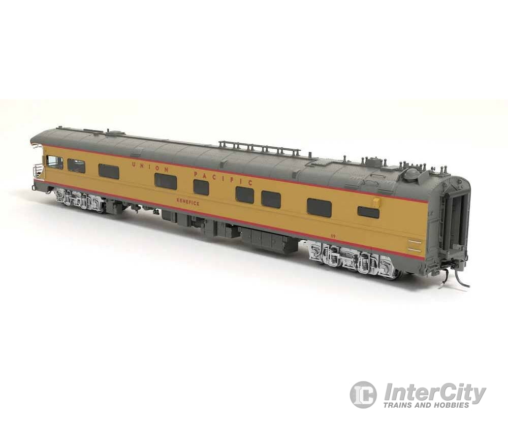 Broadway Limited Imports HO 9012 Business Car Observation - Ready to Run - Union Pacific #119 ’Kenefick’ (Armour Yellow