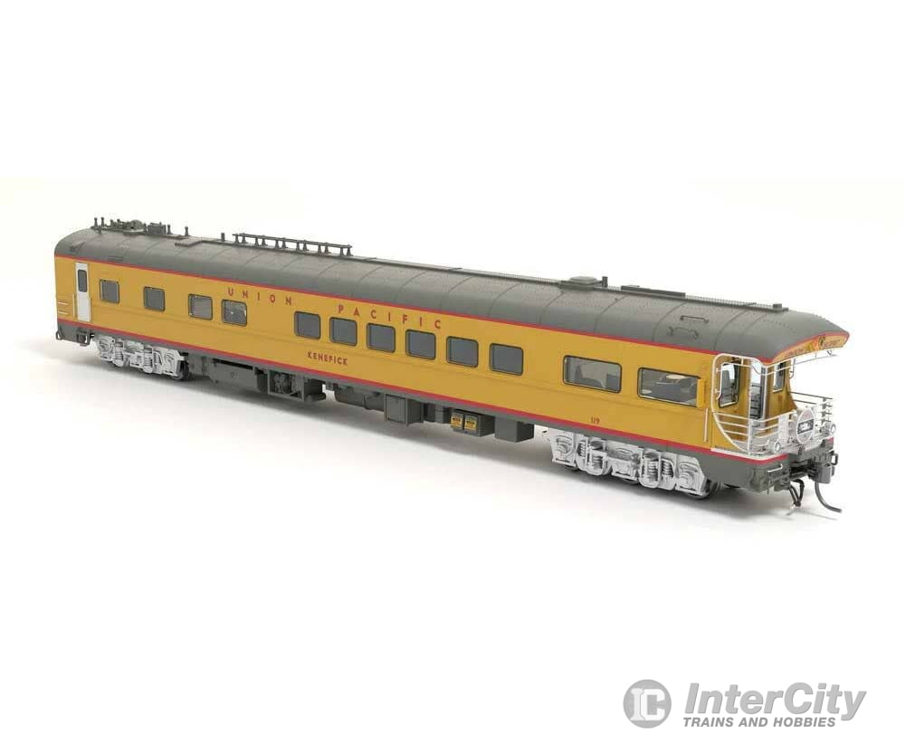 Broadway Limited Imports HO 9015 Business Car Observation - Ready to Run - Union Pacific #119 ’Kenefick’ (Armour Yellow