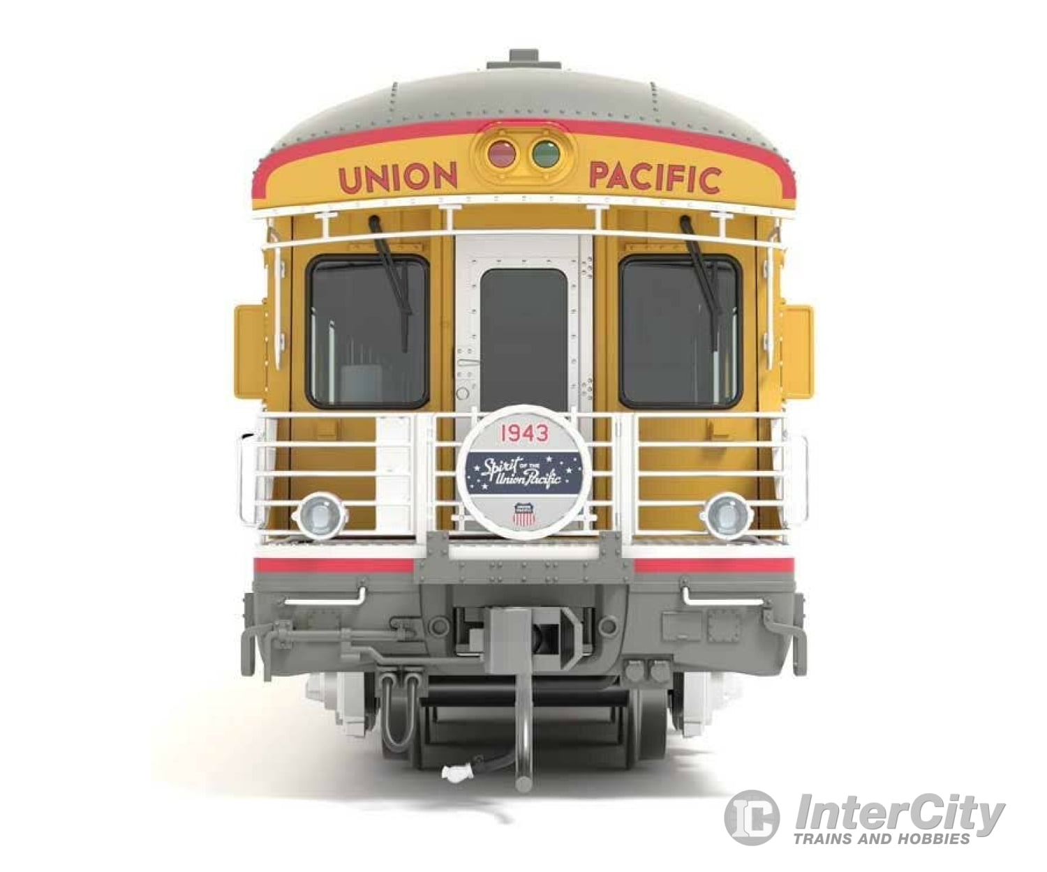 Broadway Limited Imports HO 9015 Business Car Observation - Ready to Run - Union Pacific #119 ’Kenefick’ (Armour Yellow