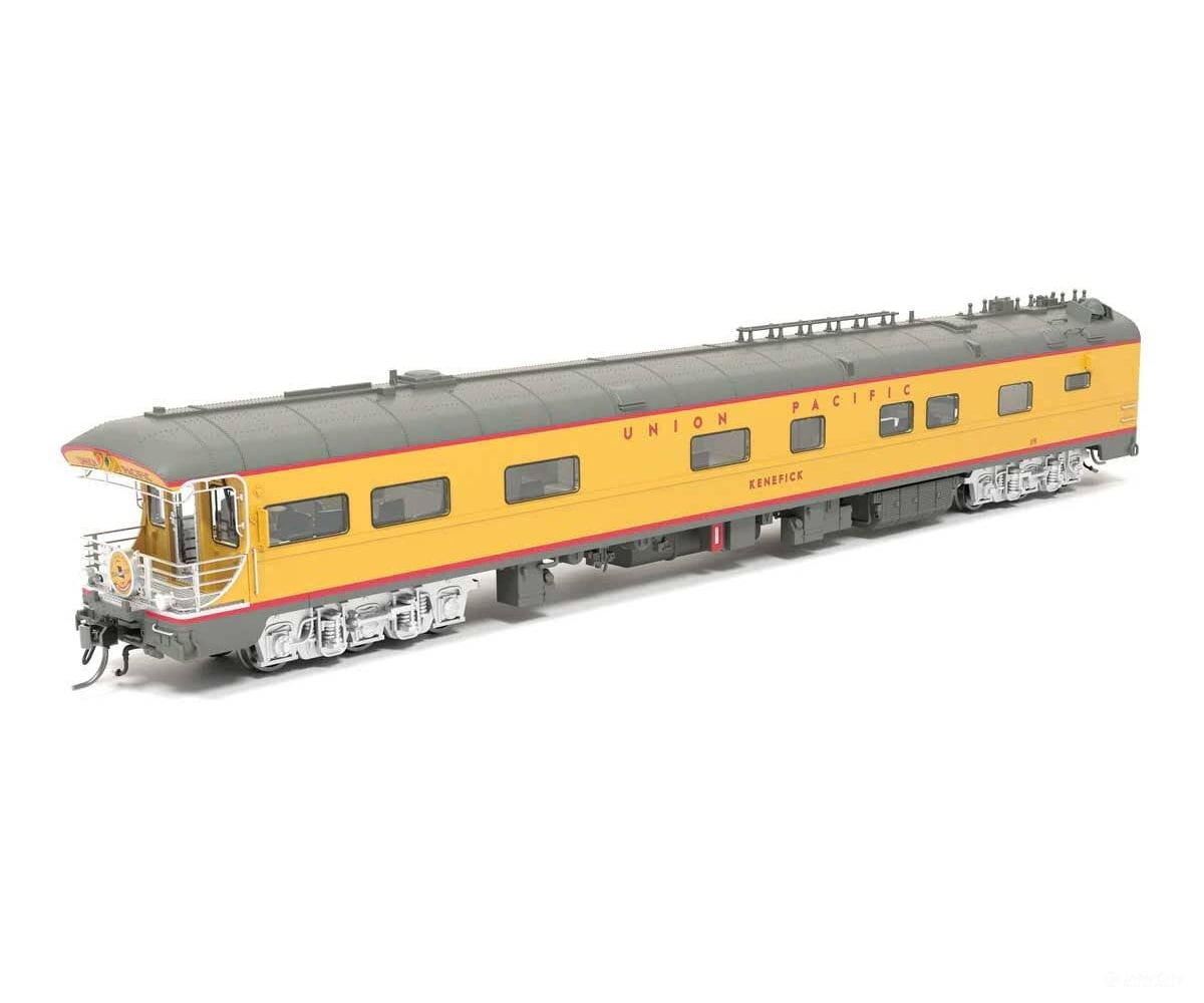 Broadway Limited Imports HO 9017 Business Car Observation UP #119 - Union Pacific #119 Kenefick (Armour Yellow gray red