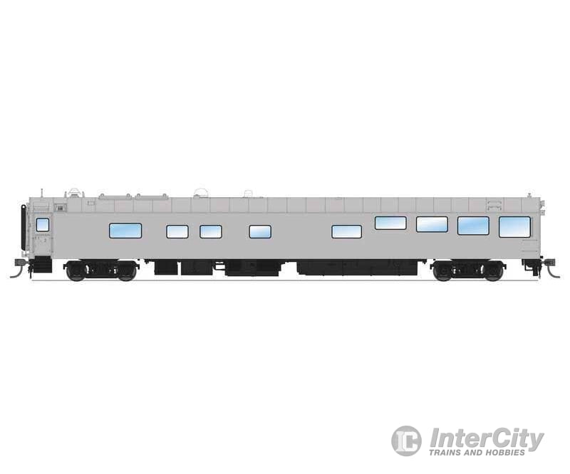 Broadway Limited Imports HO 9163 Track Inspection Theater Car - Painted Unlettered (gray) Passenger Cars
