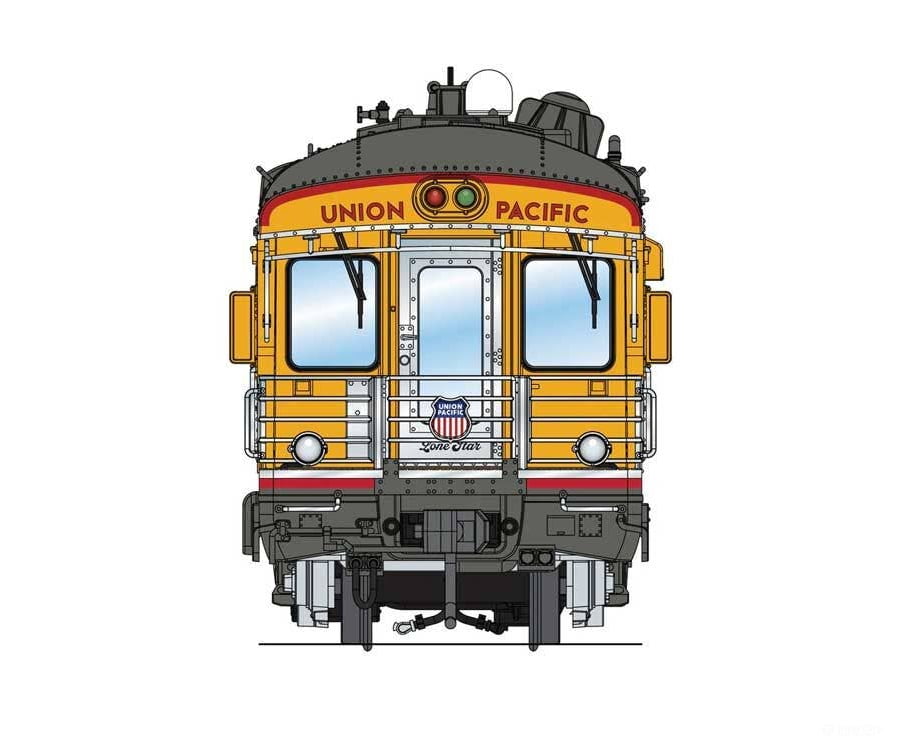 Broadway Limited Imports HO 9590 Business Car Observation UP #101 - Union Pacific #101 Lone Star (2001-2017 Armour
