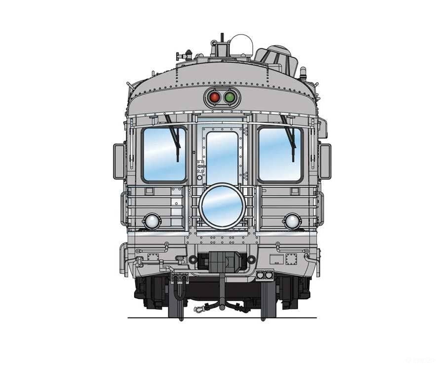 Broadway Limited Imports HO 9596 Business Car Observation UP #101 - Painted Unlettered (gray) Passenger Cars