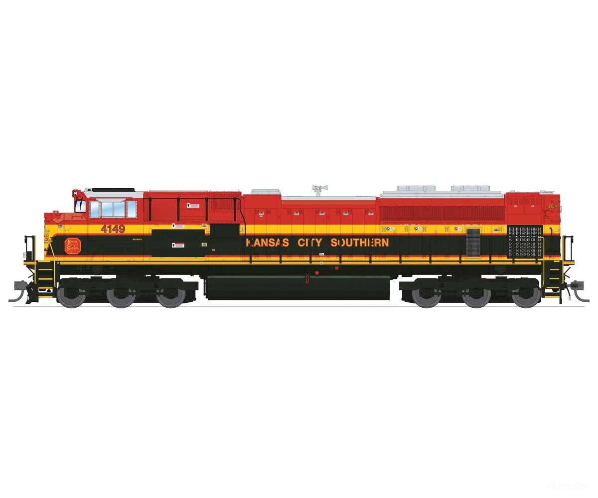 Broadway Limited Imports HO 9765 EMD SD70ACe - Sound DCC and Smoke - Paragon4(TM) - Kansas City Southern #4156 (red