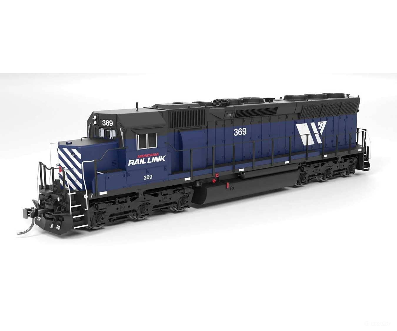 Broadway Limited Imports HO 9816 EMD SD45 - Sound and DCC - Paragon4(TM) - Montana Rail Link #368 (blue black white red