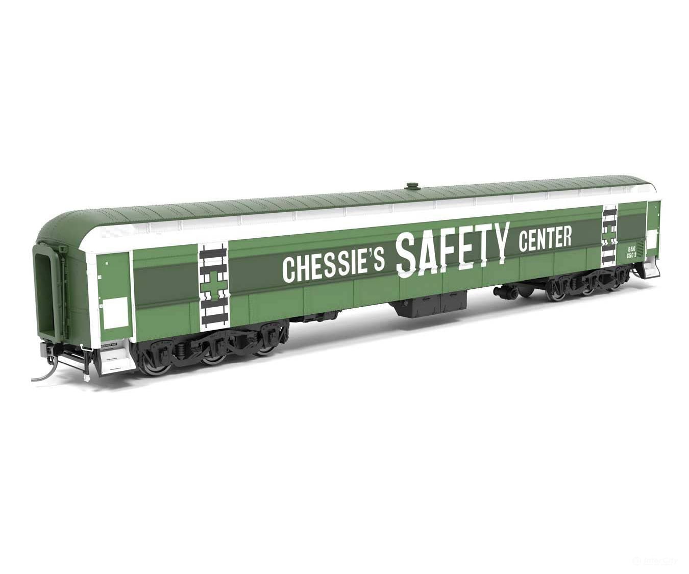 Broadway Limited Imports HO 9931 Heavyweight Railroad Instruction - Exhibit Car - Chessie System B&O #CSC-1 (2-Tone