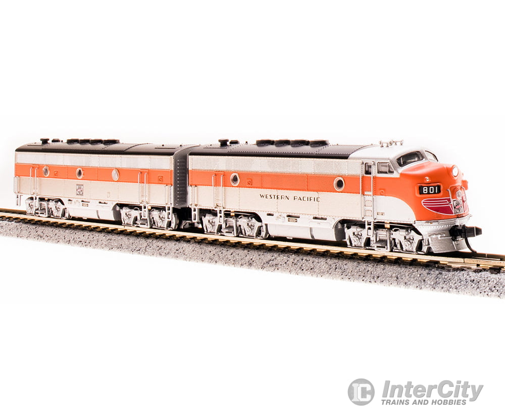 Broadway Limited Imports N 3796 EMD F3A - Unpowered F3B Phase IIa Set with Sound and DCC - Paragon3 -- Western Pacific