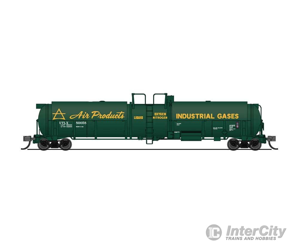 Broadway Limited Imports N 3830 High-Capacity Cryogenic Tank Car - Ready To Run -- Air Products